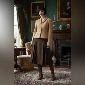 Vintage 40s Paul Parnes RARE couture wool blazer!